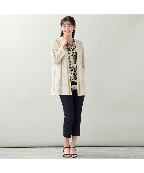 missel / ミゼール ショート・ハーフ・半端丈パンツ | 【洗える・接触冷感・L~4Lサイズ】クールタッチクロップドパンツ | 詳細15