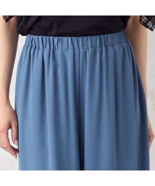 missel / ミゼール その他パンツ | 【洗える・3Lサイズあり】ドライジョーゼットフレアパンツ | 詳細11