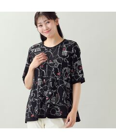 missel / ミゼール カットソー | 【EC＆一部店舗限定・洗える・L～3Lサイズ】地図柄コットンTシャツ