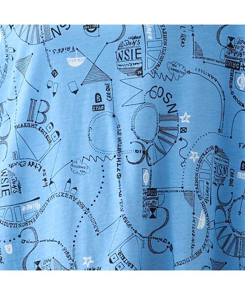 missel / ミゼール カットソー | 【EC＆一部店舗限定・洗える・L～3Lサイズ】地図柄コットンTシャツ | 詳細11