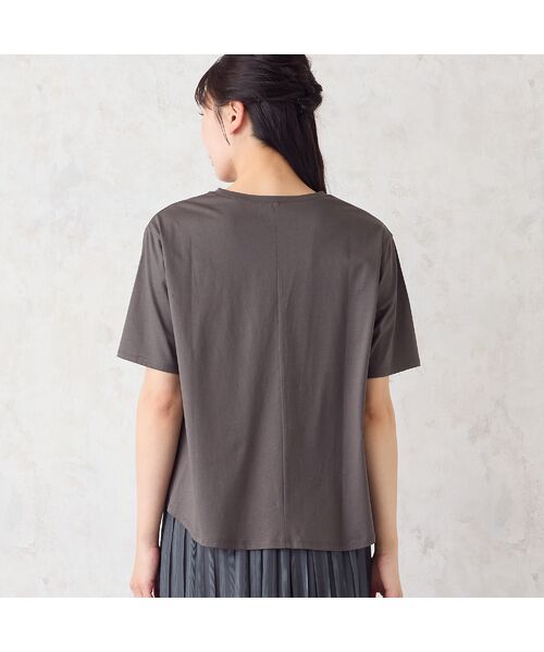 missel / ミゼール カットソー | 【洗える・M~3Lサイズ】チュールハートTシャツ | 詳細9