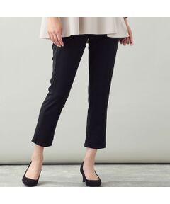 missel / ミゼール ショート・ハーフ・半端丈パンツ | 【洗える・快適ストレッチ・日本製・L～4L】ウエストゴムスリムパンツ
