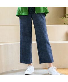 missel / ミゼール その他パンツ | 【洗える・快適ストレッチ・日本製・L～4L】イージーセミワイドストレートパンツ