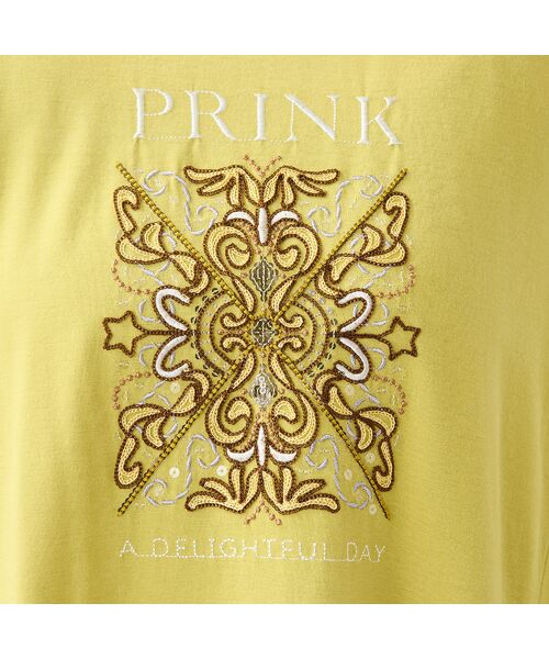 missel / ミゼール カットソー | 【洗える・吸湿発熱素材・日本製・3Lサイズあり】PRINK刺繍カットソー | 詳細13