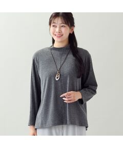 missel / ミゼール カットソー | 【洗える・一部カラーアンサンブル可・L～4Lサイズ】ベア天×針抜きカットソー