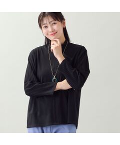 missel / ミゼール カットソー | 【洗える・一部カラーアンサンブル可・L～4Lサイズ】ベア天×針抜きカットソー