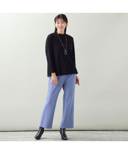 missel / ミゼール カットソー | 【洗える・一部カラーアンサンブル可・L～4Lサイズ】ベア天×針抜きカットソー | 詳細8