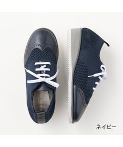 Miss Kyouko / ミスキョウコ スニーカー | Miss Kyouko 4E ウイングチップニットシューズ