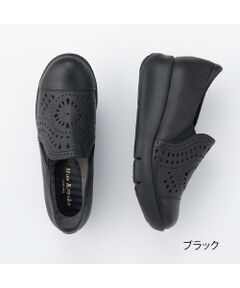 4E Vカットフラットパンプス （フラットシューズ）｜Miss Kyouko