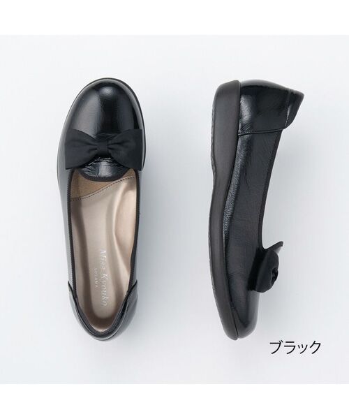Miss Kyouko/ミスキョウコ 4E 超軽量リボンオペラシューズ ブラック 23.0 Miss Kyouko/ミスキョウコ 4E 超軽量リボンオペラシューズ ブラック 23.0