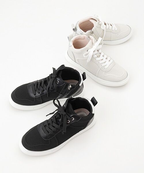 みーこ様 W-B-M 4E撥水ニットハイカットスニーカー （スニーカー）｜Miss