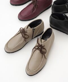 Miss Kyouko / ミスキョウコ ブーツ（ショート丈） | Miss Kyouko 4E レースアップモカシンシューズ