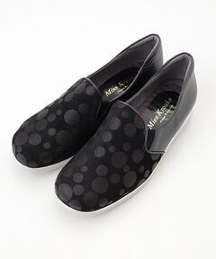 Miss Kyouko / ミスキョウコ フラットシューズ | Miss Kyouko  4Eバブルドットスリッポン