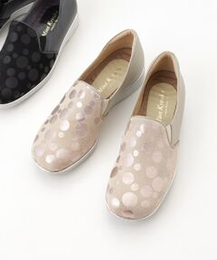 Miss Kyouko / ミスキョウコ フラットシューズ | Miss Kyouko  4Eバブルドットスリッポン