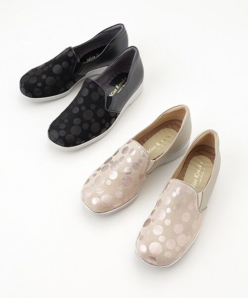 Miss Kyouko / ミスキョウコ フラットシューズ | Miss Kyouko  4Eバブルドットスリッポン | 詳細8