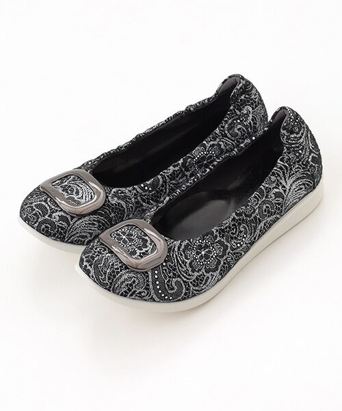 Miss Kyouko / ミスキョウコ バレエシューズ | Miss Kyouko  4E バックルバレエシューズ(PT) | 詳細3