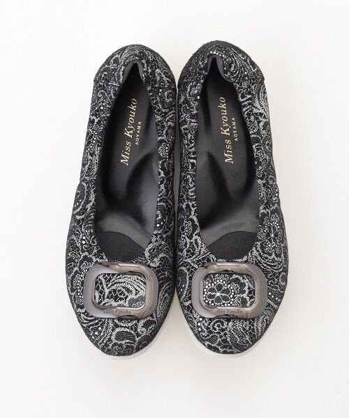 Miss Kyouko / ミスキョウコ バレエシューズ | Miss Kyouko  4E バックルバレエシューズ(PT) | 詳細4