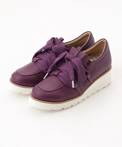 Miss Kyouko / ミスキョウコ フラットシューズ | Miss Kyouko 4E リボンデザインスリッポン