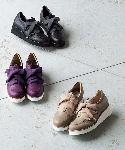 Miss Kyouko / ミスキョウコ フラットシューズ | Miss Kyouko 4E リボンデザインスリッポン | 詳細10