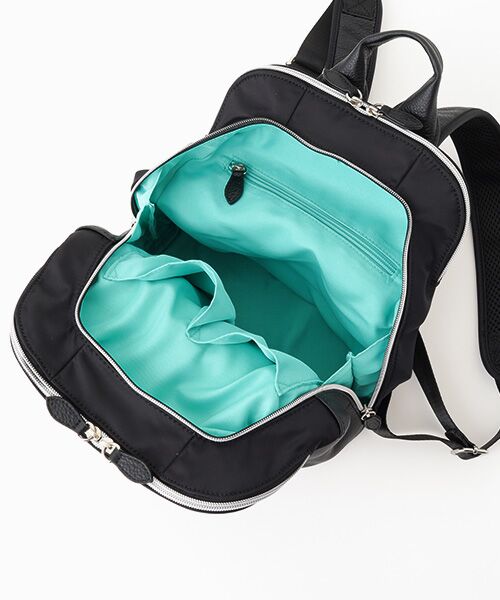 Miss Kyouko / ミスキョウコ リュック・バックパック | Miss Kyouko  3層収納ラウンドリュックサック | 詳細5