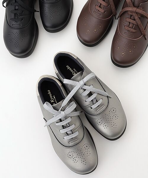 Miss Kyouko / ミスキョウコ スニーカー | 『アウトレット対象商品』 ミスキョウコ ４Ｅ タルトソールメダリオンスニーカー | 詳細9