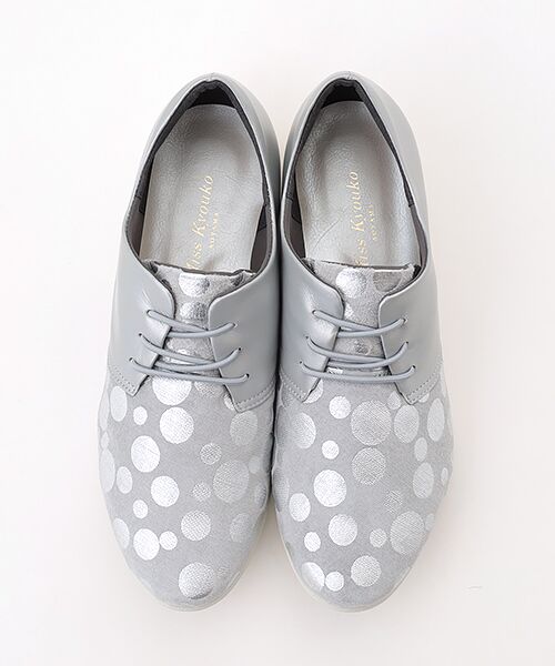 Miss Kyouko / ミスキョウコ フラットシューズ | 『アウトレット対象商品』 ミスキョウコ ４Ｅ ゴム紐マニッシュシューズ（ＰＴ） | 詳細2