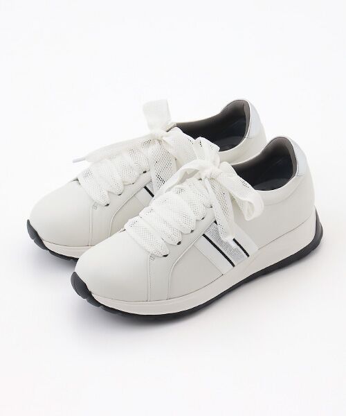 Miss Kyouko / ミスキョウコ スニーカー | Miss Kyouko 4E メッシュリボンスニーカー（ホワイト）