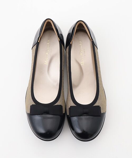 Miss Kyouko / ミスキョウコ バレエシューズ | Miss Kyouko 4E 撥水リボンバレエシューズ | 詳細2