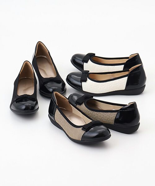 Miss Kyouko / ミスキョウコ バレエシューズ | Miss Kyouko 4E 撥水リボンバレエシューズ | 詳細8