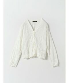 mizuiro ind / ミズイロインド カーディガン・ボレロ | mizuiro ind ワッシャープリーツVネックカーディガン
