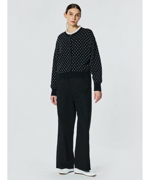 mizuiro ind / ミズイロインド カーディガン・ボレロ | mizuiro ind ドットJQクルーネックカーディガン | 詳細4