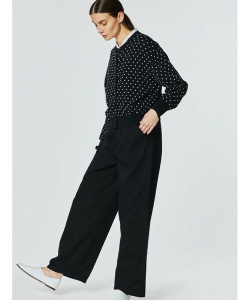 mizuiro ind / ミズイロインド カーディガン・ボレロ | mizuiro ind ドットJQクルーネックカーディガン | 詳細5