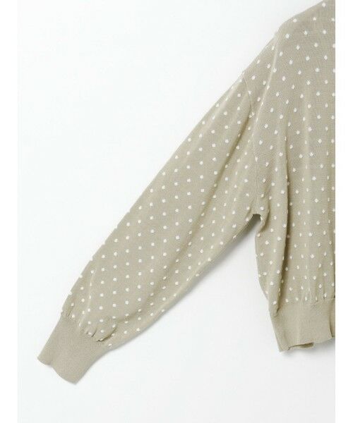 mizuiro ind / ミズイロインド カーディガン・ボレロ | mizuiro ind ドットJQクルーネックカーディガン | 詳細14