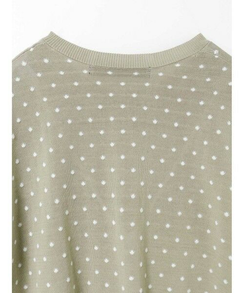 mizuiro ind / ミズイロインド カーディガン・ボレロ | mizuiro ind ドットJQクルーネックカーディガン | 詳細17