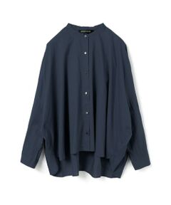 mizuiro ind バックギャザーワイドシャツ