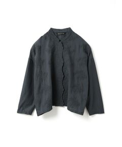 mizuiro ind / ミズイロインド シャツ・ブラウス | mizuiro ind レーススタンドカラーワイドシャツ