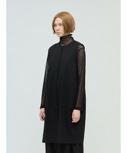 未使用/美品♡mizuiro ind フロントフライコクーンジレ　ロングジレ 楽天市場】mizuiro ind（ミズイロインド）フロントフライ