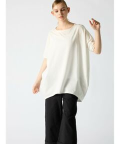 mizuiro ind / ミズイロインド カットソー | mizuiro ind ハーフスリーブコクーンプルオーバー