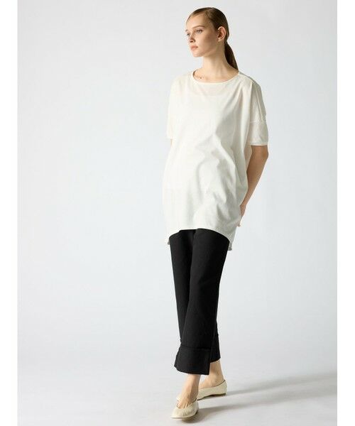 mizuiro ind / ミズイロインド カットソー | mizuiro ind ハーフスリーブコクーンプルオーバー | 詳細7