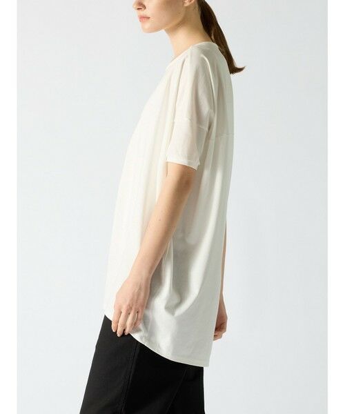 mizuiro ind / ミズイロインド カットソー | mizuiro ind ハーフスリーブコクーンプルオーバー | 詳細11