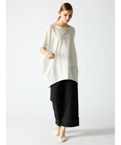 mizuiro ind / ミズイロインド カットソー | mizuiro ind ハーフスリーブコクーンプルオーバー | 詳細5