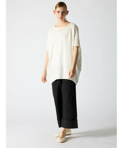 mizuiro ind / ミズイロインド カットソー | mizuiro ind ハーフスリーブコクーンプルオーバー | 詳細6