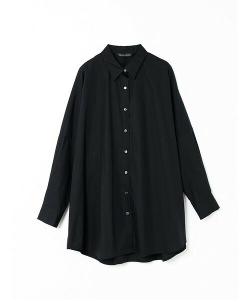 即完売したブラウスですmizuiro ind/ribbon collar wide shirt