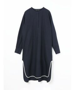 mizuiro ind / ミズイロインド ドレス | mizuiro ind バイカラーヘムシャツワンピース