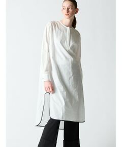 mizuiro ind / ミズイロインド ドレス | mizuiro ind バイカラーヘムシャツワンピース