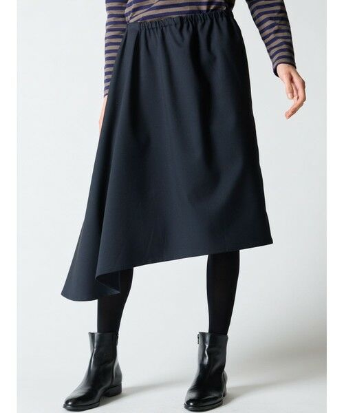 mizuiro ind / ミズイロインド ミニ・ひざ丈スカート | mizuiro ind アシンメトリースカート | 詳細7