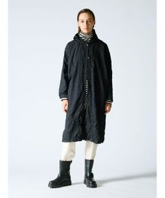 mizuiro ind / ミズイロインド テーラードジャケット | mizuiro ind ワッシャープリーツフード付きワイドコート