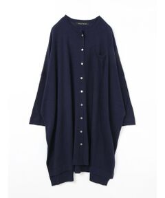 mizuiro ind / ミズイロインド ドレス | mizuiro ind ニットスタンドカラーシャツワンピース