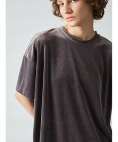 mizuiro ind / ミズイロインド カットソー | mizuiro ind ベロアワイドT