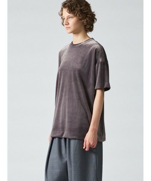 mizuiro ind / ミズイロインド カットソー | mizuiro ind ベロアワイドT | 詳細11